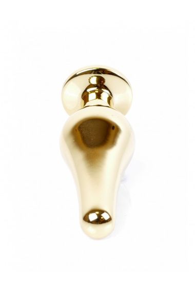 Анальна пробка з рожевим каменем Plug-Jewellery Gold BUTT PLUG-Rose | Зображення 2