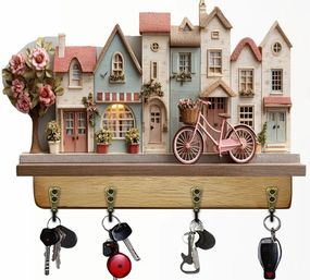 Деревянный держатель для ключей 

25*19.2