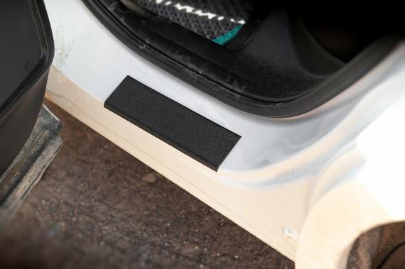 Накладки на пороги ABS DDU (4 шт, пласт.) для Honda eNP1 2022- рр | Зображення 4