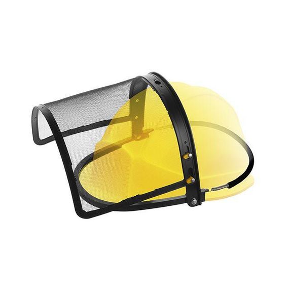 Екран захисний для обличчя, сітка, кріплення на каску INTERTOOL SP-0035 | Зображення 1