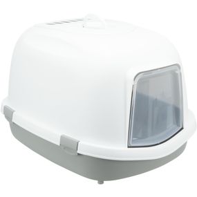 Закрытый туалет для котов Trixie Primo XXL, серый, 56 см х 47 см х 71 см