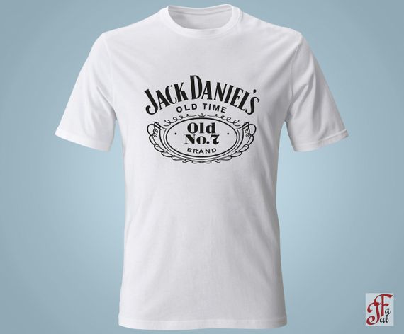 Футболка с принтом  логотип Jack Daniel`s S