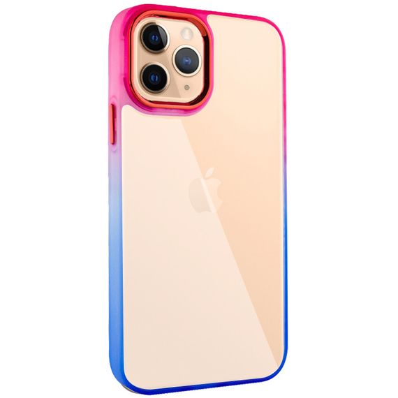 Чехол TPU+PC Fresh sip series для Apple iPhone 11 Pro (5.8") Синий / Розовый