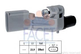 Датчик положення колінчастого вала FACET 90464 на VW CADDY III фургон (2KA, 2KH, 2CA, 2CH)