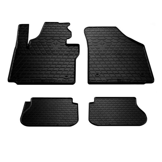 Резиновые коврики (Stingray) 2 шт, Premium - без запаха для Volkswagen Caddy 2015-2020 гг | Зображення 1