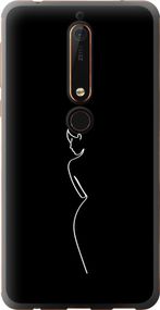 Чехол на Nokia 6 2018 Силуэт1 "4590u-1386-17620"