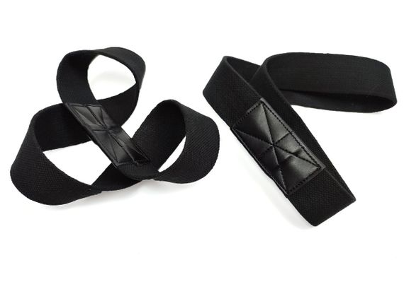 Лямки атлетичні EasyFit для турніку та поперечини чорні (EF-0036) | Зображення 2