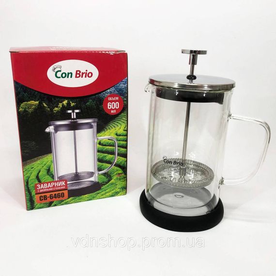 Елегантний прес для чаю, Френч-прес місткий, Оригінальний заварник для чаю Прес-заварник LV-60 | Зображення 5