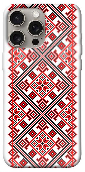 Чохол з картинкою Вишиванка 6 для Apple iPhone 15 Pro Max (6.7")