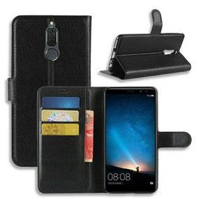 Чохол книжка з кишенями для карт на Huawei Mate 10 lite колір Чорний