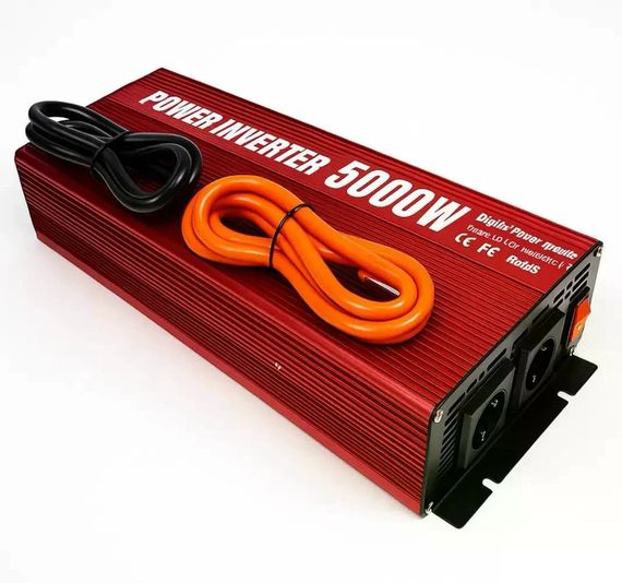 Инвертор 5 CORE UN-3061 5000W 12V • Преобразователь напряжения 5 CORE UN-3061 12V-220V 2200 Вт с USB и охлаждением