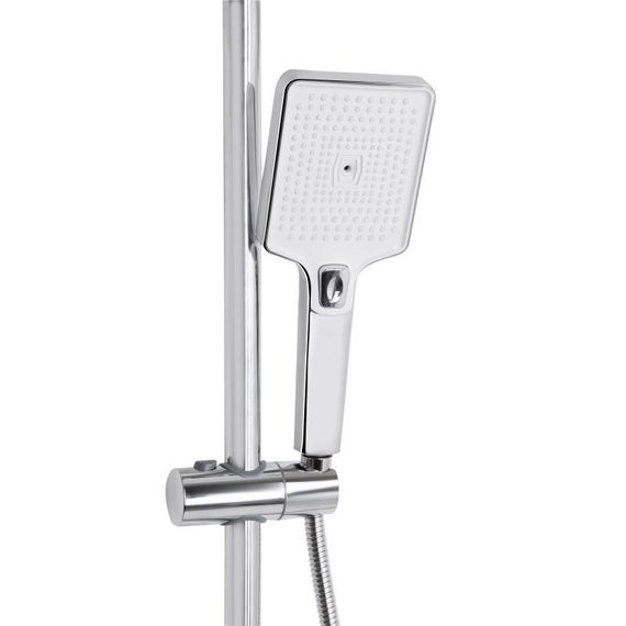 Душова система універсальна Qtap Presto на три споживача (з виливом) QTPRE111CRW45580 Chrome/White | Зображення 4