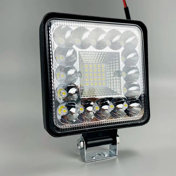 Фара світлодіодна освітлення заднього ходу 41 LED 123 W, додаткова фара LED 12/24В (106х106х25мм) | Зображення 3