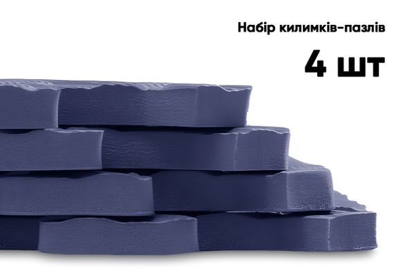 Мат-пазл EasyFit SwallowTail EVA 120х120х1 см татамі ластівчин хвіст Синій (EF-1950-BE) | Зображення 3