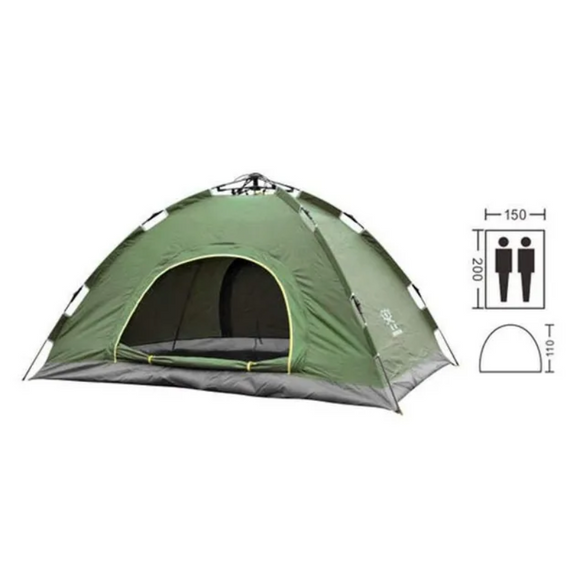 Автоматичний 2-х місний намет, Кемпінговий намет 200/150/110 см   знижка | Зображення 2