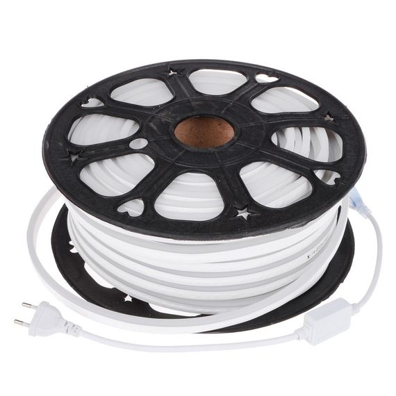 Светодиодная лента влагозащищенная 220V 14.4W 2835 CW NEON IP67 1m (BY-034/120) | Зображення 4