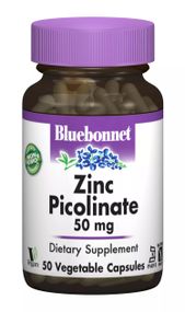 Микроэлемент Цинк Bluebonnet Nutrition Zinc Picolinate 50 mg 50 Veg Caps BLB0738