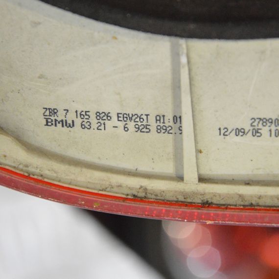 Ліхтар задній правий BMW E60 2003-2010 Фара стоп задня права БМВ е60 7165826 6925892 | Зображення 3