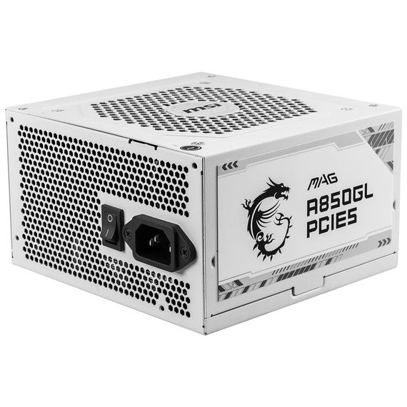 Блок питания MSI 850W (MAG A850GL PCIE5 WHITE) | Зображення 2