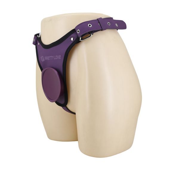 Универсальная система для страпона Pretty Love - Caldric III Purple Universal Harness Briefs, BW-022107-2 Sex Aura | Зображення 1