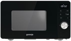 Микроволновая печь Gorenje MO20A3B / 20 л/800 Вт./электронное управление/LED-дисплей/ черная (MO20A3B)