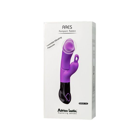 Вібратор-кролик Adrien Lastic Ares з петелькою для пальця | Зображення 3