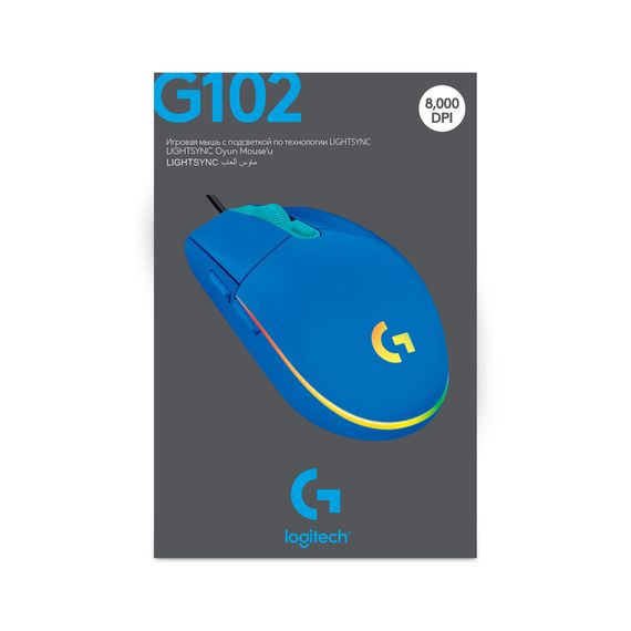 Миша Logitech G102 Lightsync (910-005801) Blue | Зображення 9