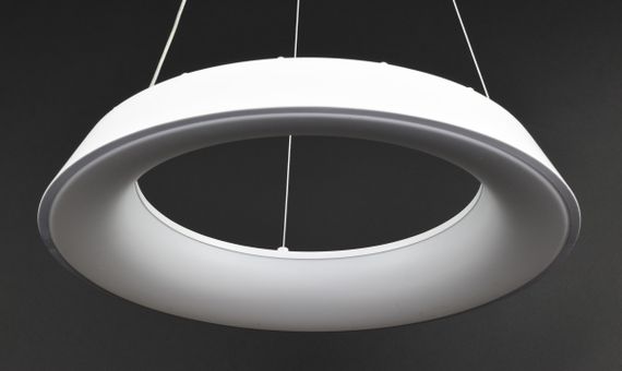 Люстра світлодіодна підвісна LED світильник для квартири на стелю лед з пультом 27551 Білий 25-90х48х48 см. | Зображення 7