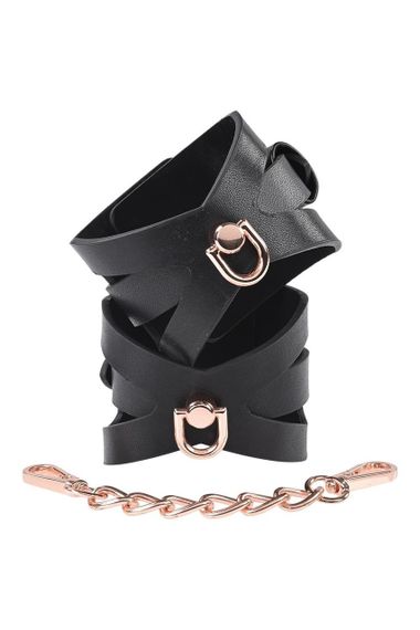 Наручники Sex and Mischief чорні, 28 см sexstyle