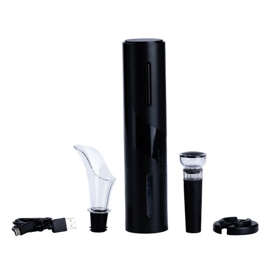 Набір для червоного вина електричний штопор/вакуумна пробка/аератор/ніж для фольги