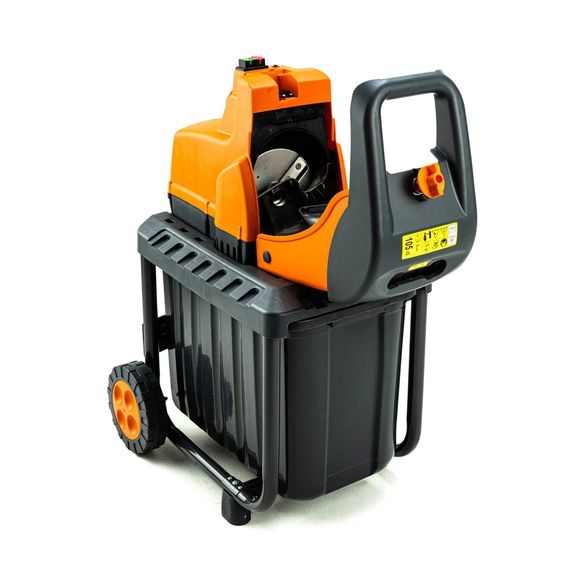 Измельчитель веток садовый с ножевым механизмом GTM DS2800/45 KIT с удлинителем 10 м (2800 Вт, 45 мм, 2800 об/мин, 60 л, 25 кг) | Зображення 5