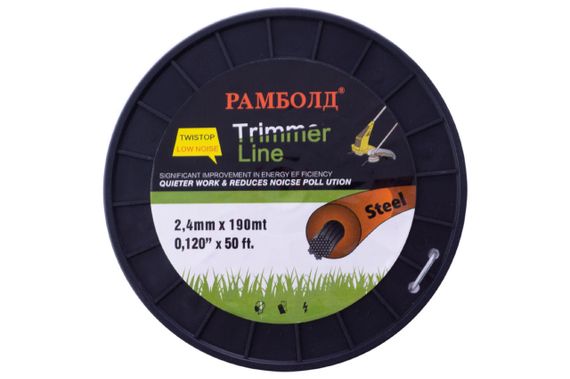 Леска для триммера Рамболд - 2,4 мм x 190 м трос (SE 2.4*190) | Зображення 2
