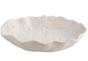 Блюдо сервіровки Bordallo Pinheiro Cabbage 35x25см Бежеве
