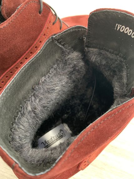 Бордовая зимняя обувь 40 42 43 45 размер | Зображення 5