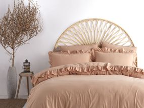 Постільна білизна Limasso Stonewashed Exclusive Ranforse 200 х 220 см Toast