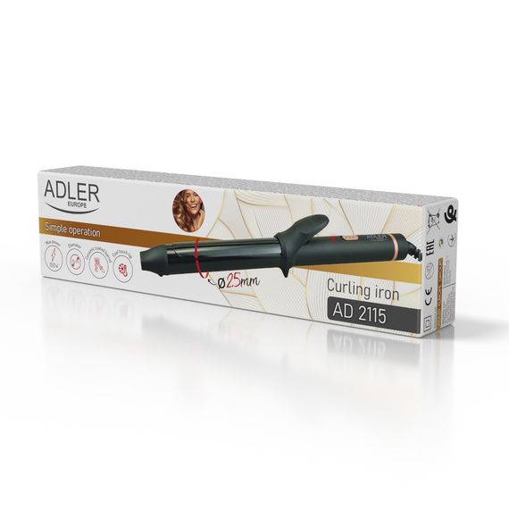 Плойка для волосся 25 мм Adler AD 2115 керамічна | Зображення 9