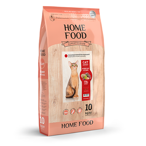 Корм Home Food «Качине філе з грушею» сухий гіпоалергенний для дорослих котів 10 кг
