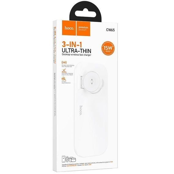 БЗП Hoco CW65 North 3in1 White | Зображення 1