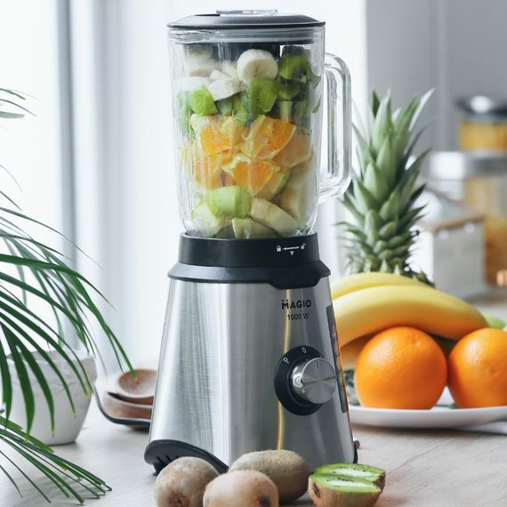 Блендер настільний стаціонарний Magio MG-651 зі скляною чашею | Зображення 3