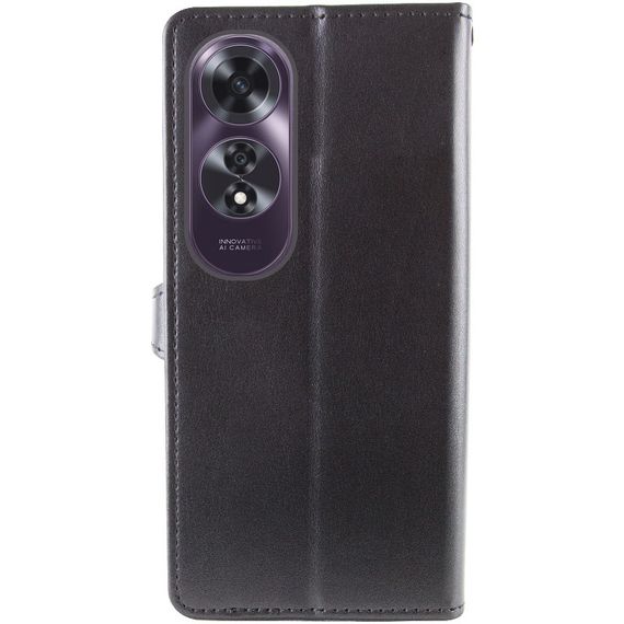 Шкіряний чохол-книжка GETMAN Gallant (PU) для Oppo A60 4G Чорний | Зображення 4