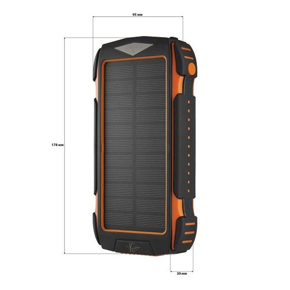Павербанк 20000 mAh із сонячною панеллю КВАНТ SC27 | Зображення 3