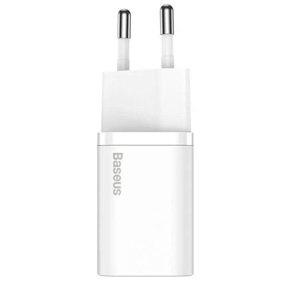 МЗП Baseus Super Si Quick Charger 25W (1USB-C) (CCSP) Білий | Зображення 1