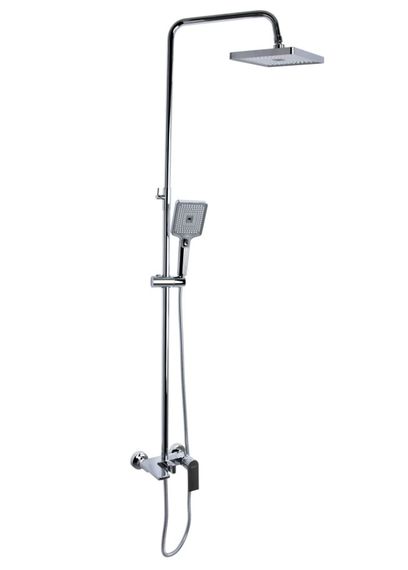 Душова система універсальна Qtap Aries Chrome з виливом QTARI111CRM45560