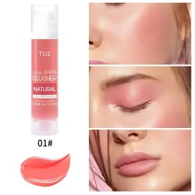 Кремовый мультитаскер TUZ 3 в 1, мультифункциональный блашер-крем: румяна, помада, тени