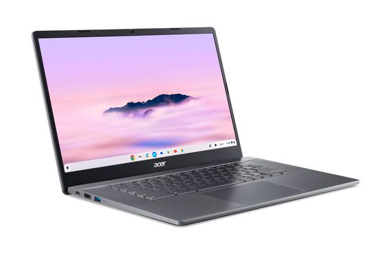 Ноутбук Acer Chromebook Plus CB515-2H 15' FHD IPS, Intel i5-1235U, 16GB, F512GB, UMA, ChromeOS, сірий (NX.KNUEU.004) | Зображення 8