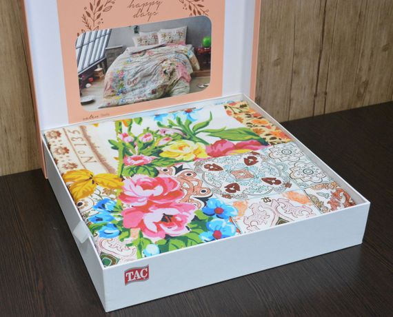 Постельное белье TAC Satin 200×220 см Stella | Зображення 3