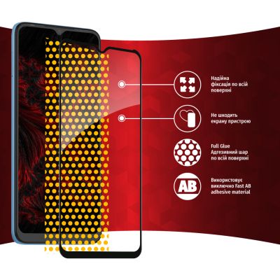 Стекло защитное Intaleo Full Glue Tecno Pop 5 LTE (1283126535376) | Зображення 5