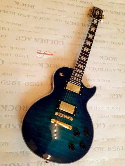 Електрогітара Gibson Les Paul Custom Blue China | Зображення 2