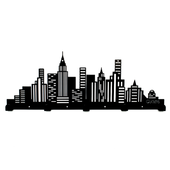Вешалка настенная Glozis City H-053 50 х 18см