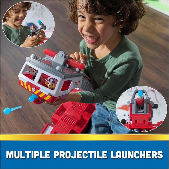 Щенячий патруль Велика пожежна машина з Маршалом, Гонщиком і Скай Spin Master PAW Patrol Ultimate Rescue Fire Truck | Зображення 8